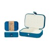 Scatola-Portagioie Gift Decor SM20211241 - DARK BL SM20211241 - DARK BL Azzurro Velluto 16,2 x 6 x 11,5 cm (12 Unità)