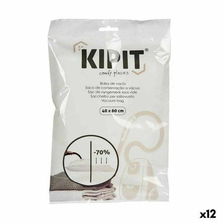 Sacchetti sottovuoto Kipit 54202 Trasparente Plastica 40 x 60 cm (12 Unità)