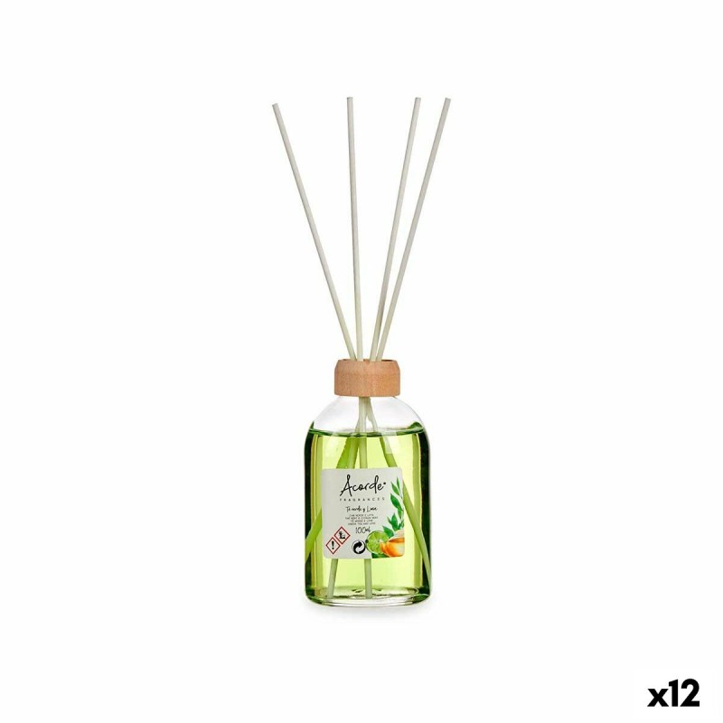 Bastoncini Profumati Acorde 83661 83661 Lime Tè Verde 100 ml (12 Unità) Bastoncini Profumati Acorde 83661 83661 Lime Tè Verde 100 ml (12 Unità)