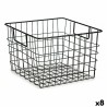 Cestino Multiuso Kinvara W7318 W7318 Nero Acciaio Con manici (8 Unità)
