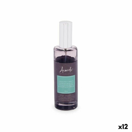 Diffusore Spray Per Ambienti Acorde E-519 E-519 Eucalipto Menta 70 ml (12 Unità)