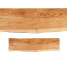 Tavolino TV Gift Decor FM 0323-114 Live Edge Marrone Nero 140 x 37 x 52 cm 140 x 5,5 x 37 cm