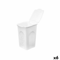 Cesto per i Panni Sporchi Stefanplast 70130 70130 Bianco Plastica 50 L 37 x 56 x 39 cm (6 Unità)