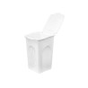 Cesto per i Panni Sporchi Stefanplast 70130 70130 Bianco Plastica 50 L 37 x 56 x 39 cm (6 Unità)