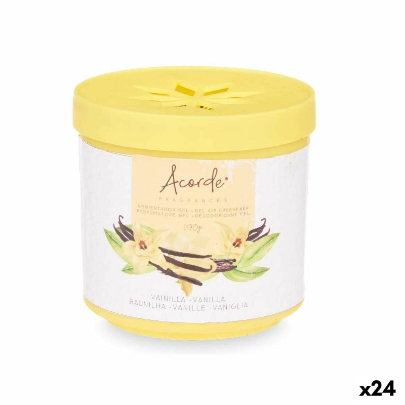 Deodorante per Ambienti Acorde E-605A E-605A Vaniglia 190 g (24 Unità)