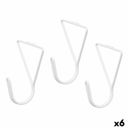 Grucce Gift Decor HA23JHJYX0006W HA23JHJYX0006W Bianco Metallo Triangolare Set 3 Pezzi (6 Unità)