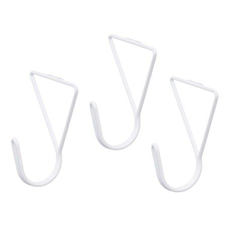 Grucce Gift Decor HA23JHJYX0006W HA23JHJYX0006W Bianco Metallo Triangolare Set 3 Pezzi (6 Unità)