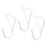 Grucce Gift Decor HA23JHJYX0006W HA23JHJYX0006W Bianco Metallo Triangolare Set 3 Pezzi (6 Unità)