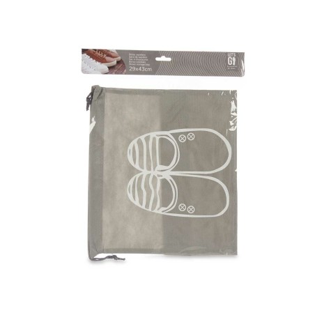 Portascarpe HW8310L HW8310L Grigio PVC 29 x 43 cm Stoffa (12 Unità)