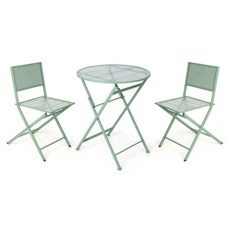 Tavolo con 2 sedie Ibergarden HS23377/78 HS23377/78 Verde 0,96 x 60 x 22,5 cm