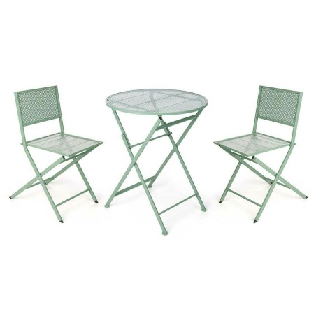Tavolo con 2 sedie Ibergarden HS23377/78 HS23377/78 Verde 0,96 x 60 x 22,5 cm