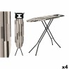 Asse da Stiro Kipit 18358 - CB-143 18358 - CB-143 Bianco Nero Grigio Metallo Stoffa (4 Unità)
