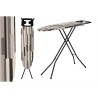 Asse da Stiro Kipit 18358 - CB-143 18358 - CB-143 Bianco Nero Grigio Metallo Stoffa (4 Unità)