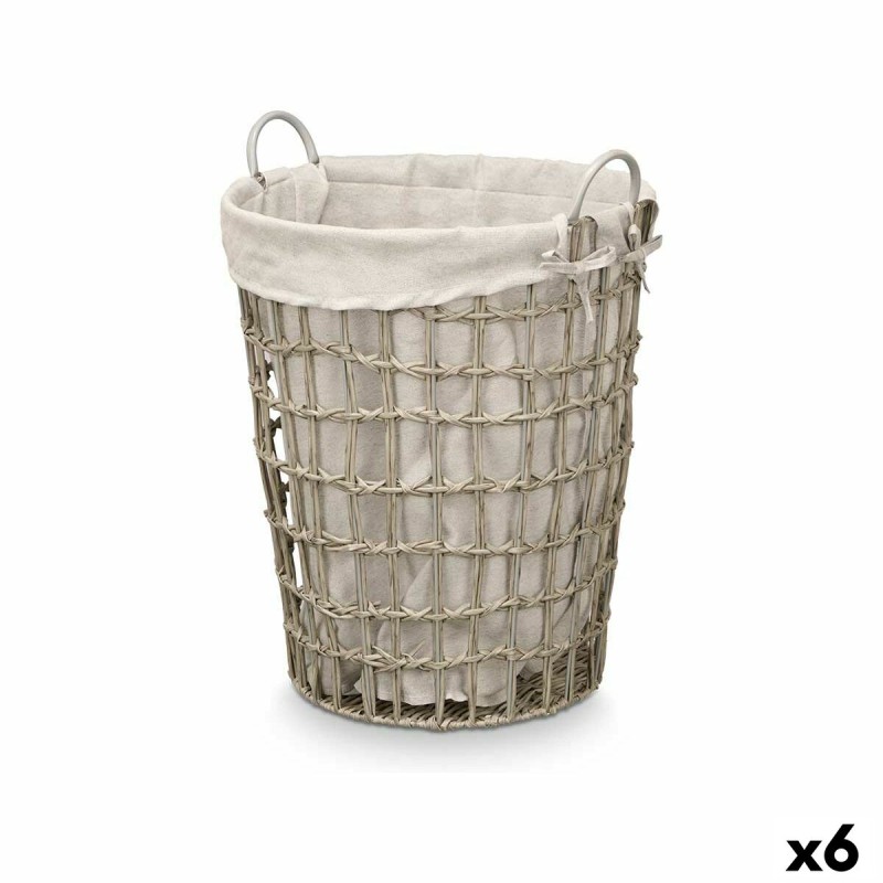 Cesto Kipit HX30550 HX30550 Grigio Poliestere Stoffa polipropilene Ferro Plastica 50 % cotone (6 Unità)