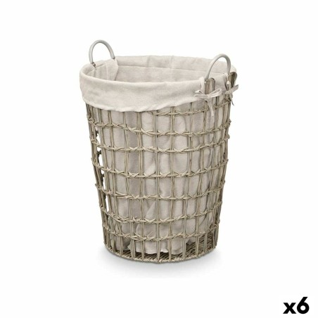 Cesto Kipit HX30550 HX30550 Grigio Poliestere Stoffa polipropilene Ferro Plastica 50 % cotone (6 Unità)
