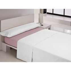 Lenzuolo con angoli aderenti Happy Home MIX COLORS Lilla Matrimoniale 160 x 200 + 30 cm