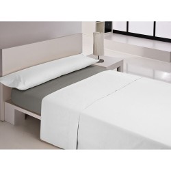 Lenzuolo con angoli aderenti Happy Home MIX COLORS Antracite Matrimoniale 160 x 200 + 30 cm