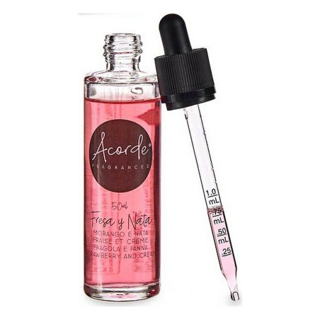 Essenza Idrosolubile Acorde 50ML-G-DROPPER 50ML-G-DROPPER Fragola Panna 50 ml (12 Unità)