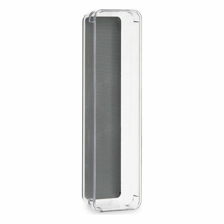 Contenitori per Cassetti Kinvara W623311 W623311 Grigio Trasparente Silicone Plastica TPR Plastica riciclata 9 x 4,5 x 32,5 cm 9