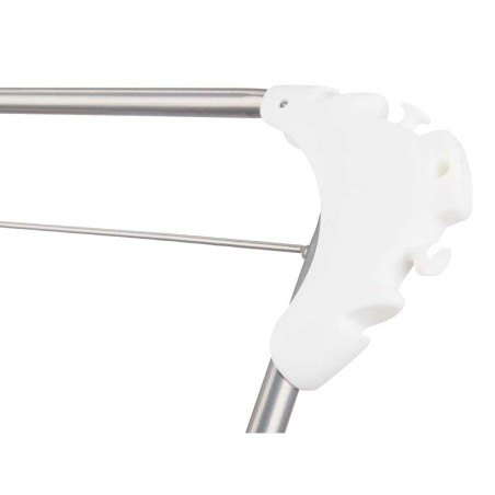 Stendibiancheria Pieghevole Kipit WR4062A-1NB-488 WR4062A-1NB-488 Bianco Argentato polipropilene Ferro 47 x 41 x 136 cm 49 x 6,5