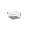 Contenitori per Cassetti Kinvara W623309 W623309 Grigio Trasparente Silicone Plastica TPR Plastica riciclata 9,3 x 4,5 x 9,3 cm