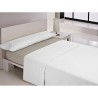 Lenzuolo con angoli aderenti Happy Home MIX COLORS Grigio Osimano 180 x 200 + 30 cm