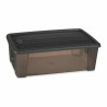 Scatola con Coperchio Stefanplast 30838 Elegance Grigio Trasparente Plastica 5 L (12 Unità)