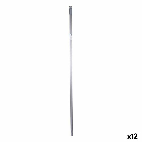 Mazza per la Scopa FSX13-S-4 FSX13-S-4 Grigio Metallo 2,3 x 130 x 2,3 cm (12 Unità)