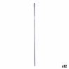 Mazza per la Scopa FSX13-S-4 FSX13-S-4 Grigio Metallo 2,3 x 130 x 2,3 cm (12 Unità)