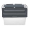 Scatola portaoggetti con coperchio Kipit 87953 87953 Trasparente Antracite Plastica 48 L (6 Unità)