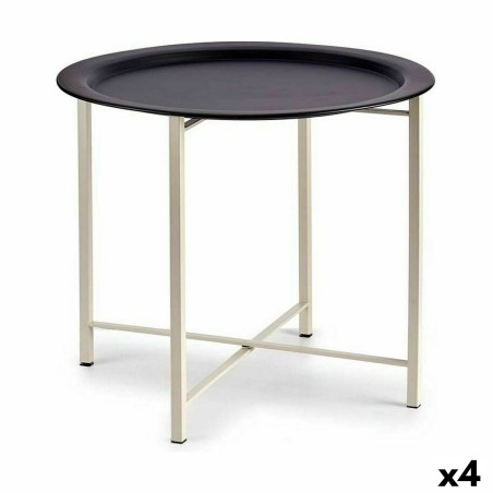 Tavolo aggiuntivo Gift Decor JY19185SBW JY19185SBW Bianco Nero 52 x 44 x 52 cm (4 Unità)
