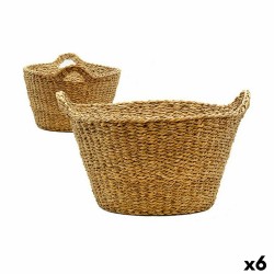 Cesto Gift Decor BDH-120M BDH-120M Marrone Alghe marine 14 L 45 L Con manici (6 Unità)
