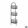Scaffale Gift Decor B2607 B2607 Nero Metallo 21,2 x 97 x 28,5 cm (4 Unità)