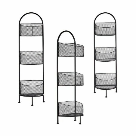 Scaffale Gift Decor B2607 B2607 Nero Metallo 21,2 x 97 x 28,5 cm (4 Unità)