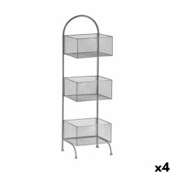 Scaffale Gift Decor B2606 B2606 Argentato Argento Metallo 20 x 99 x 32,5 cm (4 Unità)