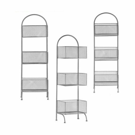 Scaffale Gift Decor B2606 B2606 Argentato Argento Metallo 20 x 99 x 32,5 cm (4 Unità)