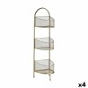Scaffale Gift Decor B2607 B2607 Dorato Metallo 21,2 x 97 x 28,5 cm (4 Unità)