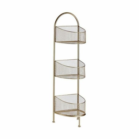 Scaffale Gift Decor B2607 B2607 Dorato Metallo 21,2 x 97 x 28,5 cm (4 Unità)