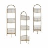 Scaffale Gift Decor B2607 B2607 Dorato Metallo 21,2 x 97 x 28,5 cm (4 Unità)