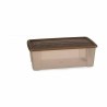 Scatola portaoggetti con coperchio Stefanplast 30834 Elegance Beige Plastica 5 L (12 Unità)
