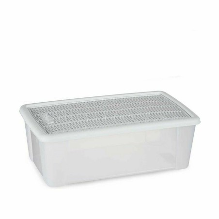 Scatola portaoggetti con coperchio Stefanplast 30833 Elegance Bianco Plastica 5 L (12 Unità)