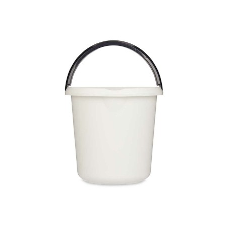 Secchio con Manico 1310-W 1310-W Bianco Antracite 10 L 30 x 28,5 x 30 cm (18 Unità)