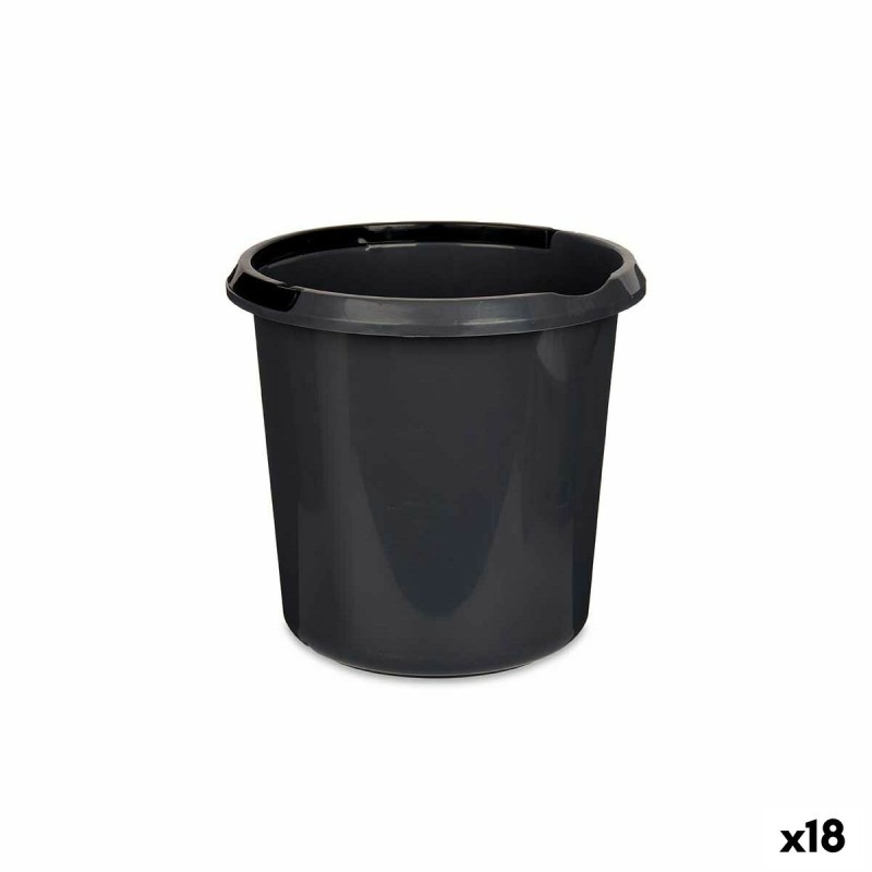 Secchio con Manico 1310-G 1310-G Grigio Antracite 10 L 30 x 28,5 x 30 cm (18 Unità) Secchio con Manico 1310-G 1310-G Grigio Antracite 10 L 30 x 28,5 x 30 cm (18 Unità)