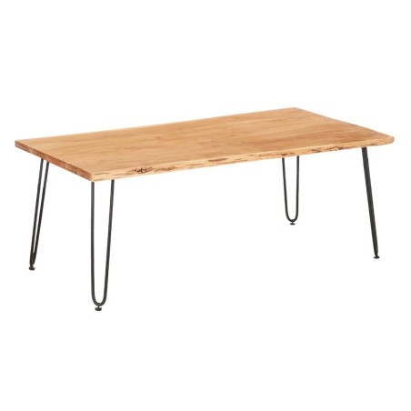 Tavolo aggiuntivo Gift Decor FM 0323-112 Live Edge Marrone Nero 120 x 60 x 46 cm 120 x 4 x 60 cm
