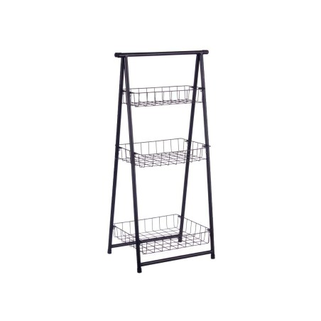 Scaffale Kinvara CN-W2672C-A CN-W2672C-A Nero Metallo Ferro 44 x 31 x 90 cm 44 x 90 x 31 cm 48 x 8,5 x 38 cm