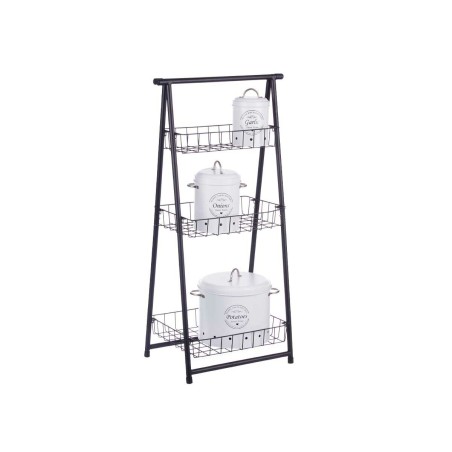 Scaffale Kinvara CN-W2672C-A CN-W2672C-A Nero Metallo Ferro 44 x 31 x 90 cm 44 x 90 x 31 cm 48 x 8,5 x 38 cm