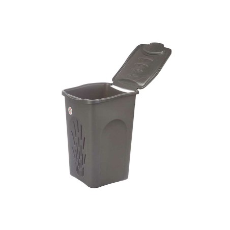 Cesto per i Panni Sporchi Stefanplast 70112 70112 Antracite Plastica 50 L 37 x 56 x 39 cm 37 x 56 x 38,5 cm (6 Unità)