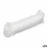 Corda per Stendere 187 187 Bianco Plastica 20 m 8 x 24 x 5 cm 5 x 24 x 6 cm 0,6 x 2000 cm (24 Unità)