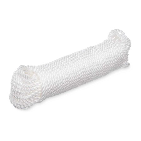 Corda per Stendere 187 187 Bianco Plastica 20 m 8 x 24 x 5 cm 5 x 24 x 6 cm 0,6 x 2000 cm (24 Unità)