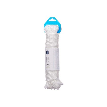Corda per Stendere 187 187 Bianco Plastica 20 m 8 x 24 x 5 cm 5 x 24 x 6 cm 0,6 x 2000 cm (24 Unità)